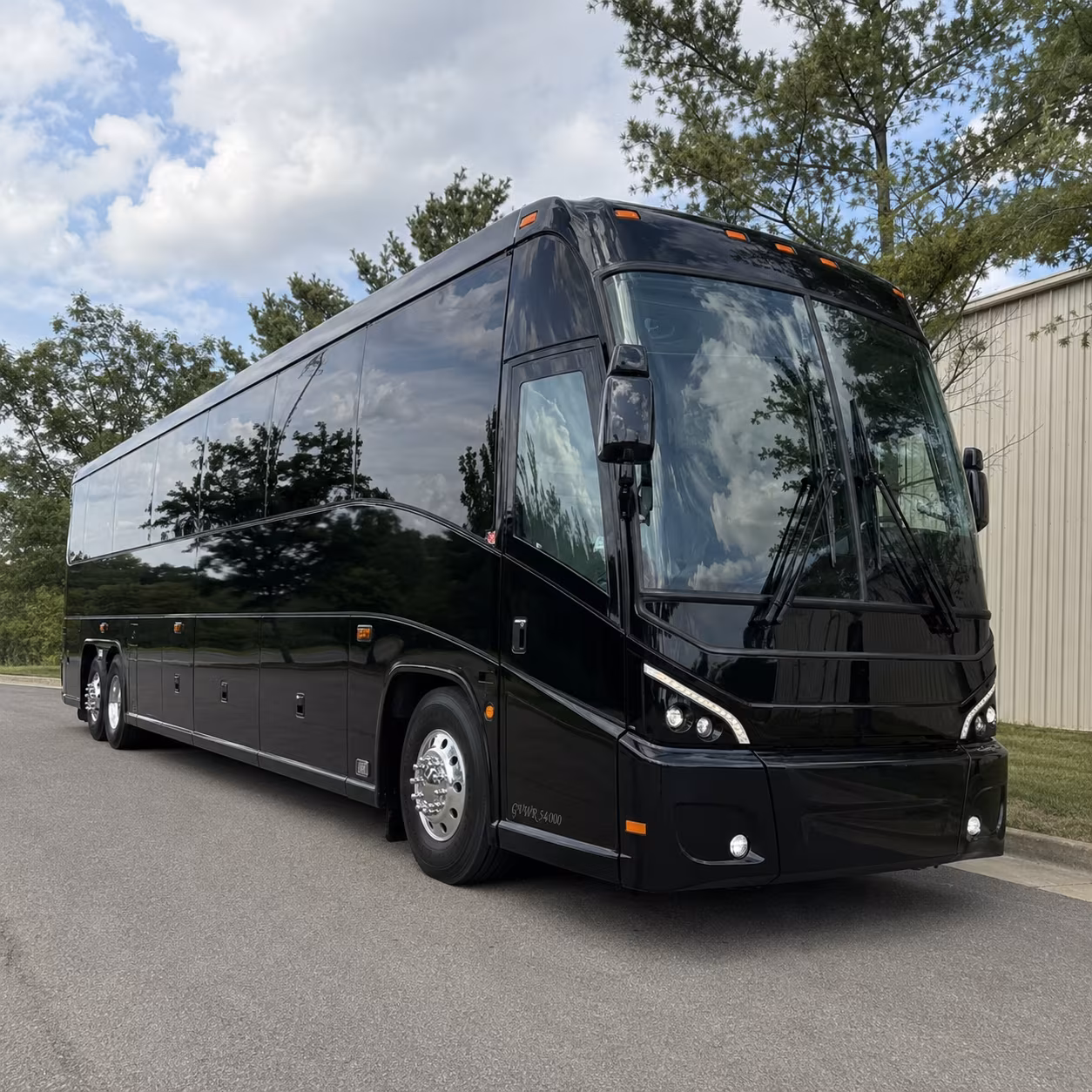 Anaheim anaheim airport transportation party bus exterior
