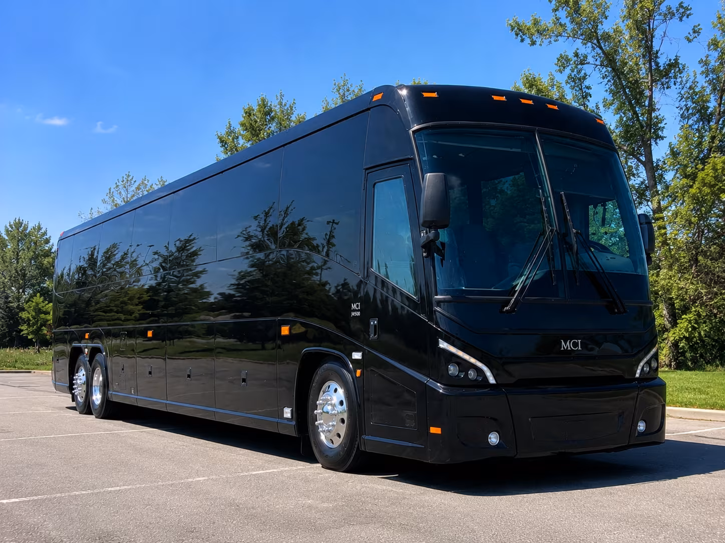 Anaheim anaheim airport transportation party bus exterior