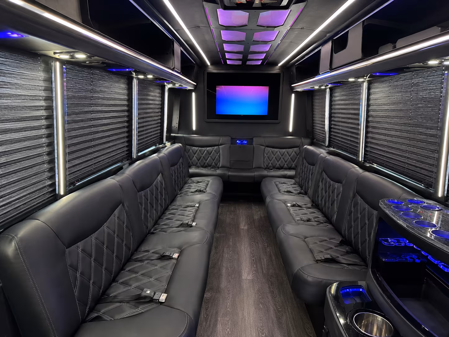 Anaheim anaheim bachelor bachelorette party bus rental party bus exterior