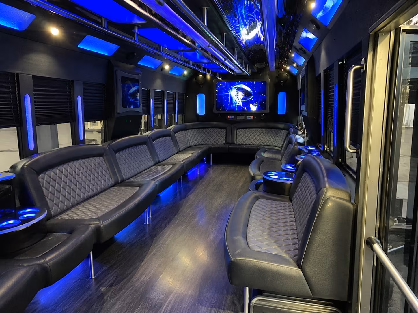 Anaheim anaheim bachelor bachelorette party bus rental party bus exterior