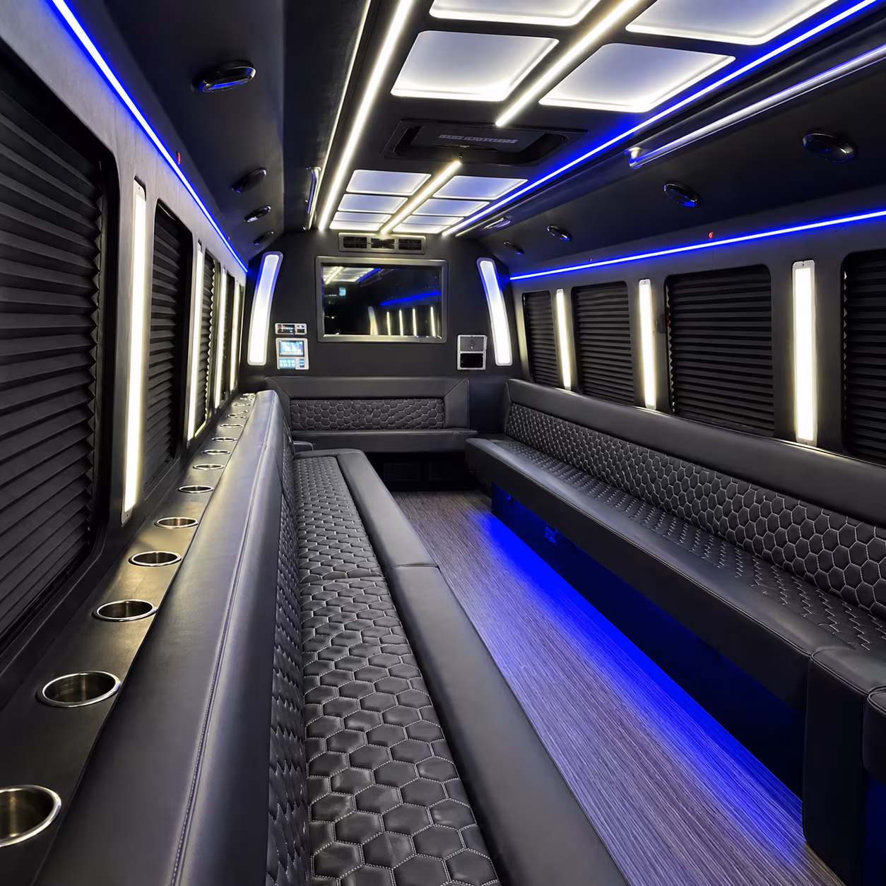 Anaheim anaheim private event party bus rental party bus exterior