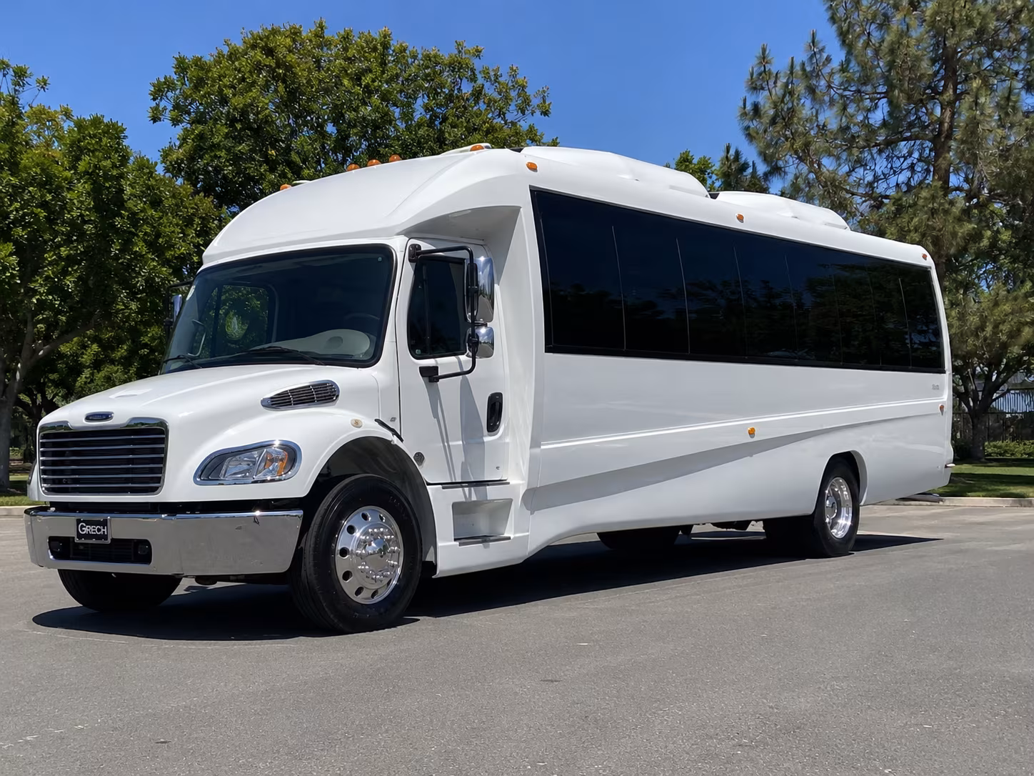 Anaheim anaheim prom party bus rental party bus exterior
