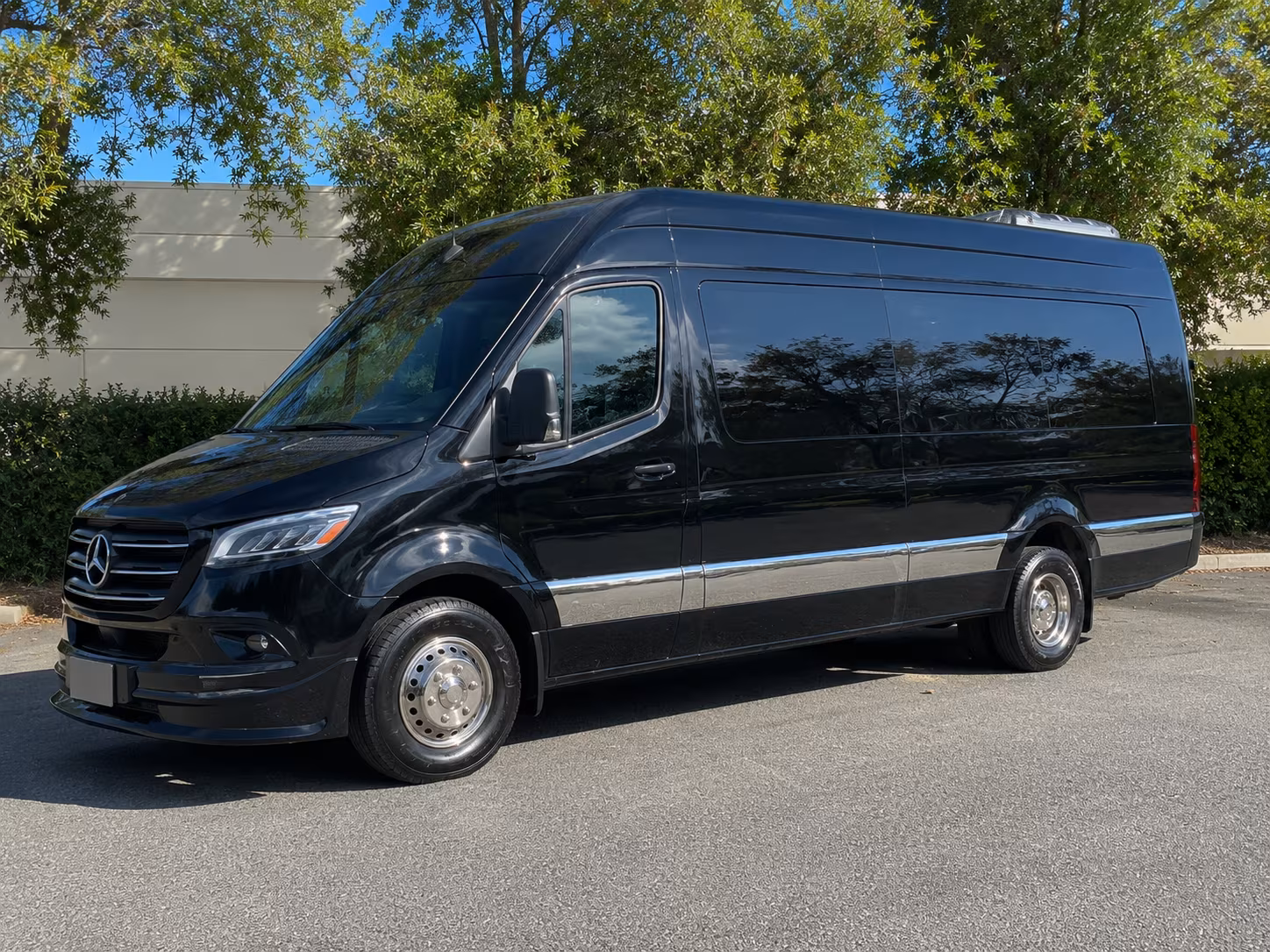 Anaheim anaheim school event bus rental party bus exterior