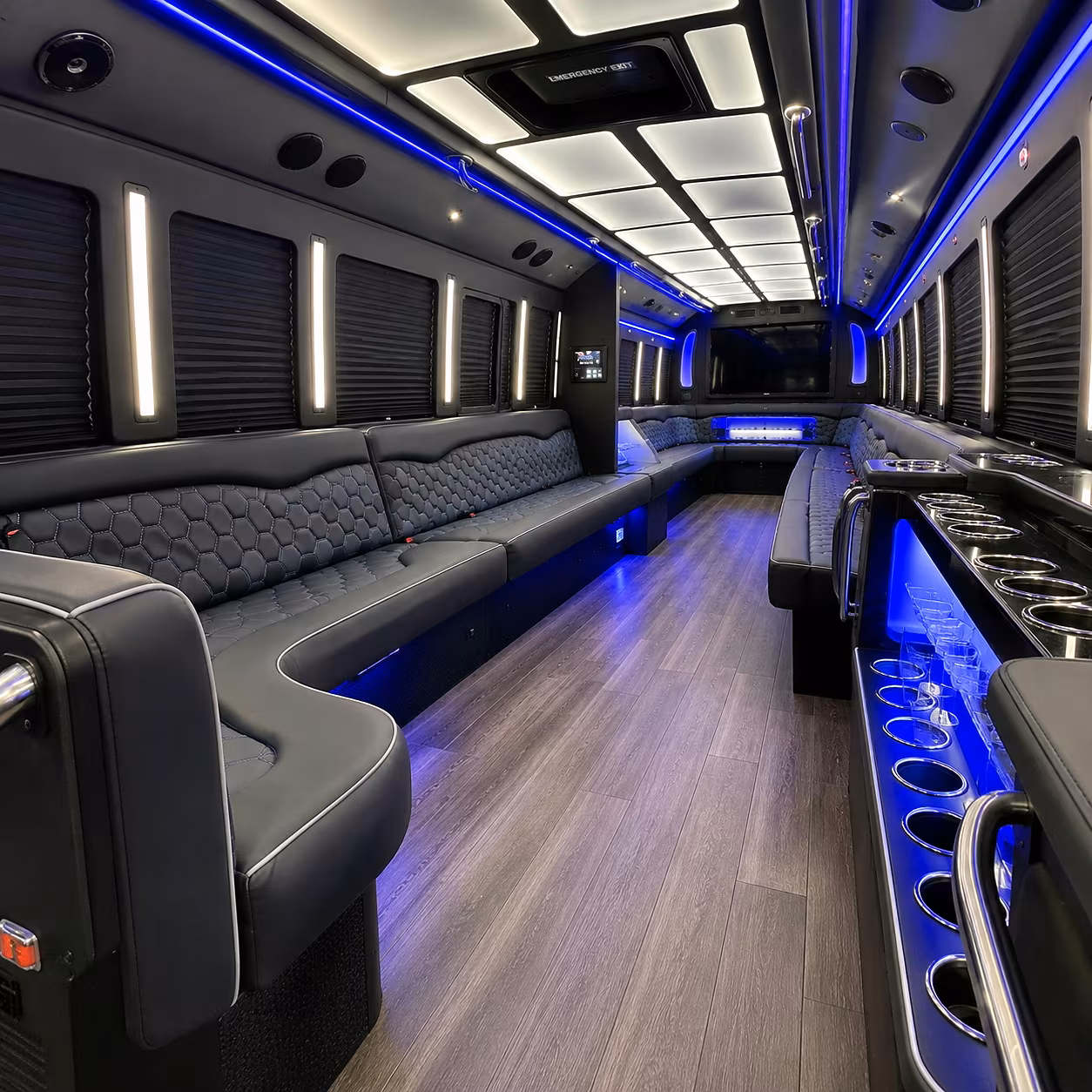 Anaheim Concert & Music Festival Transportation onboard seating