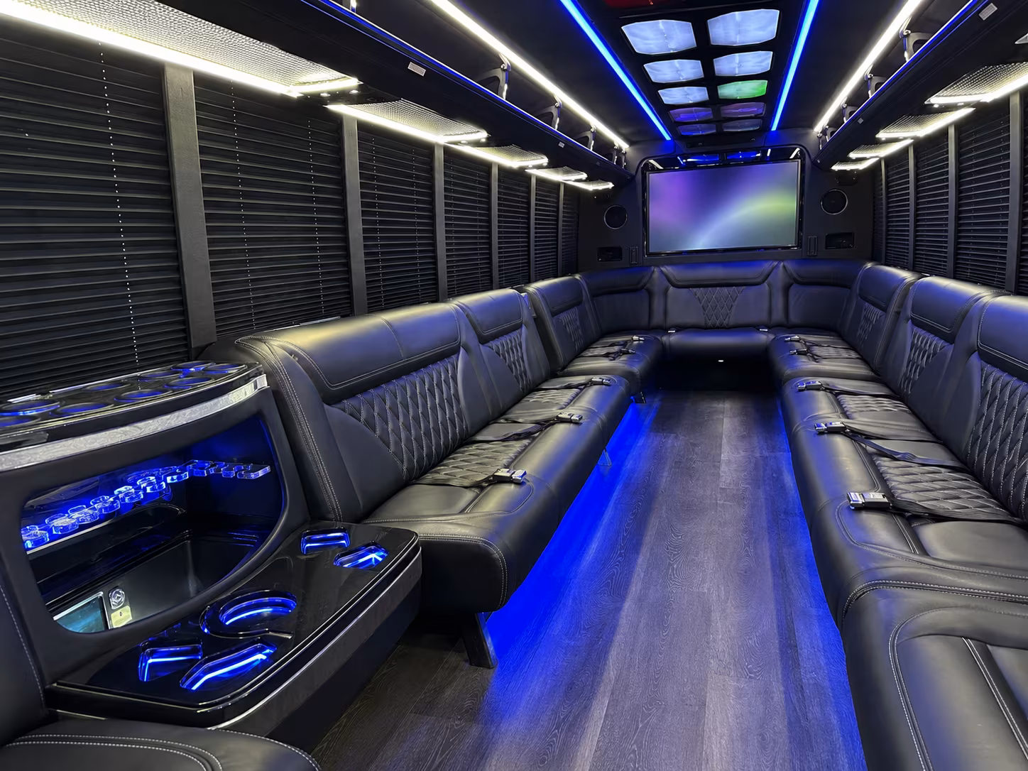 Anaheim Sporting Event Transportation onboard seating