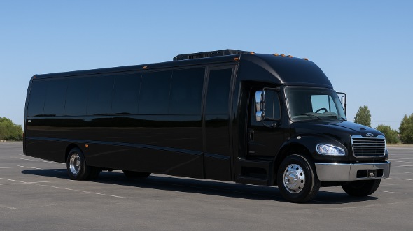 Exterior of Anaheim Party Bus Company's 25 Passenger Party Bus in Anaheim
