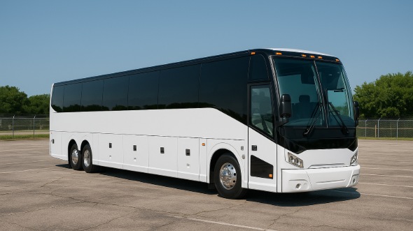 Exterior of Charter Bus Company Buena Park's 40 Passenger Party Bus in Buena Park
