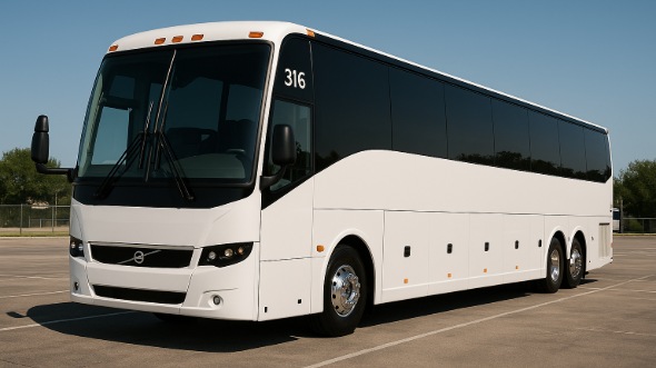 Exterior of Charter Bus Company Anaheim's 46 Passenger Charter Bus in Anaheim