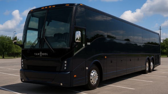 Exterior of Charter Bus Company Garden Grove's 50 Passenger Party Bus in Garden Grove